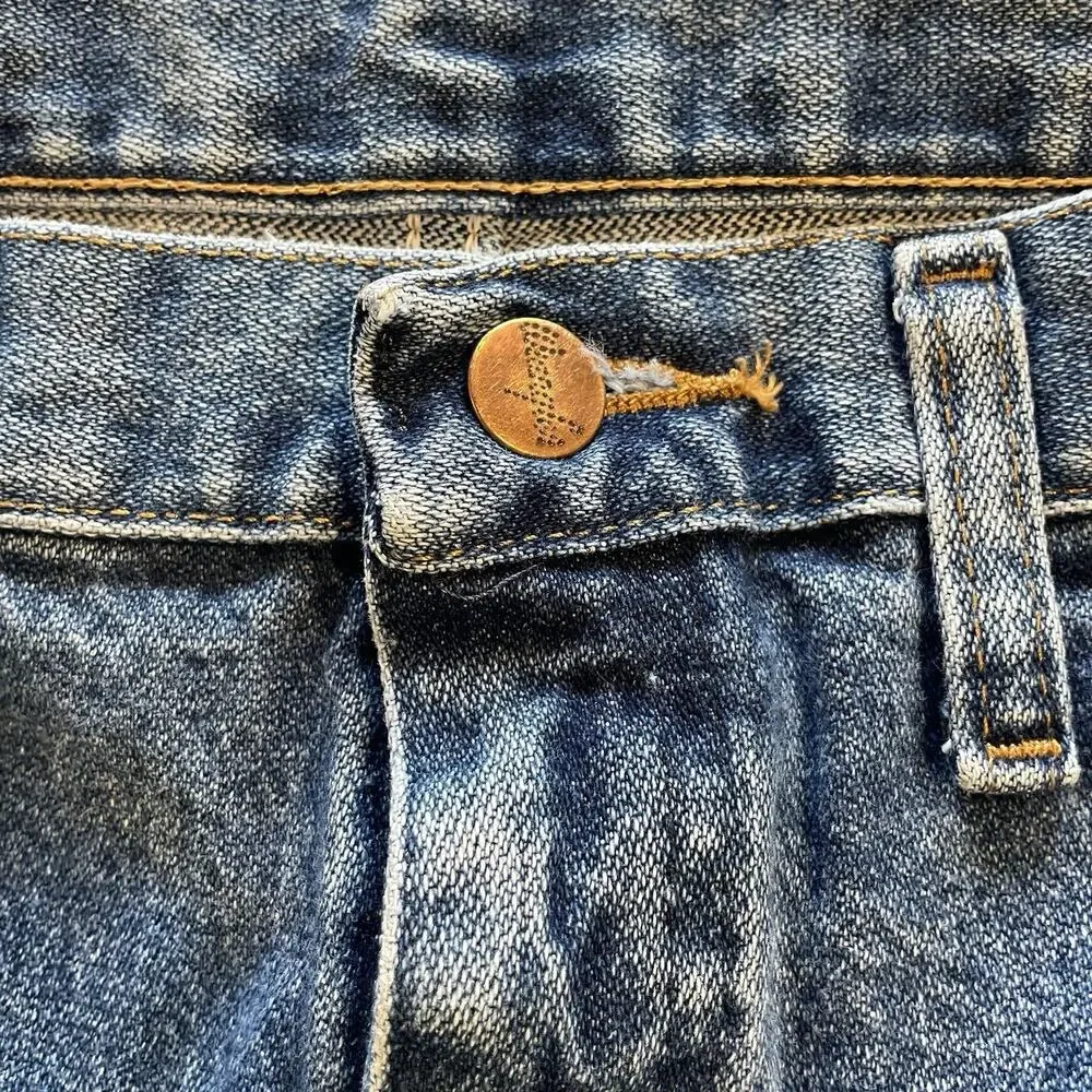 Wrangler 13MWZGK Cowboy Cut‎ Original Fit Blue Denim Jeans Men's 46x30 Rodeo